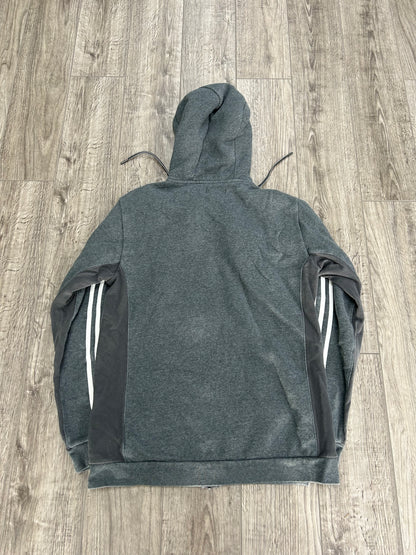 Adidas Grey zip Hoodie size M