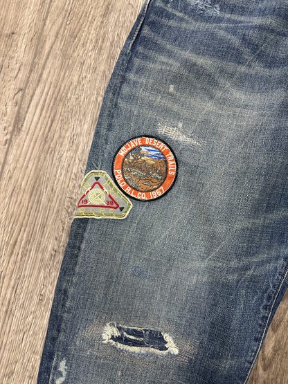 Polo RL Patch distressed jeans Size 33x30