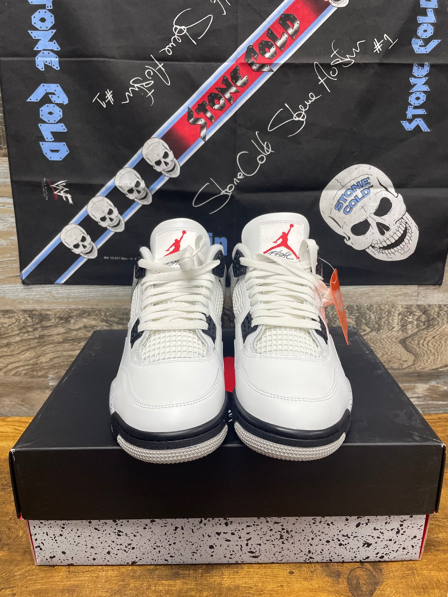 Nike Air Jordan 4 Retro White Cement 10.5