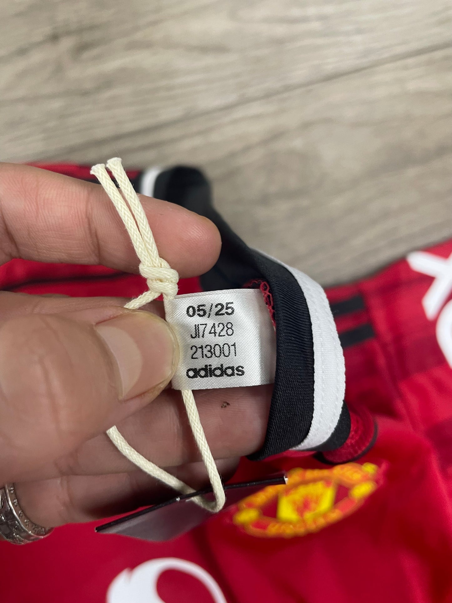 XL - Adidas Manchester United 2025/2026 Home Jersey
