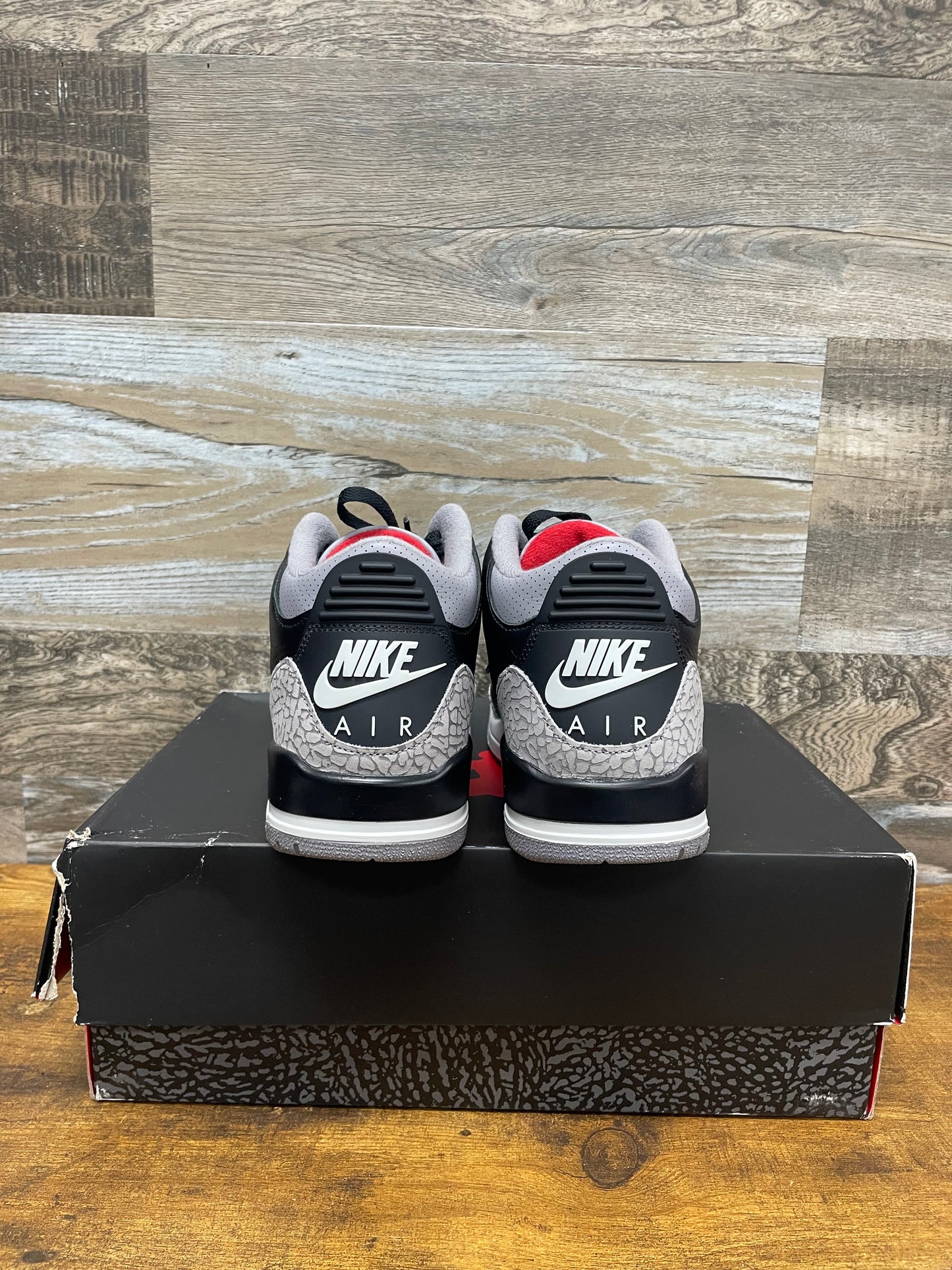 Air Jordan 3 Black Cement 8