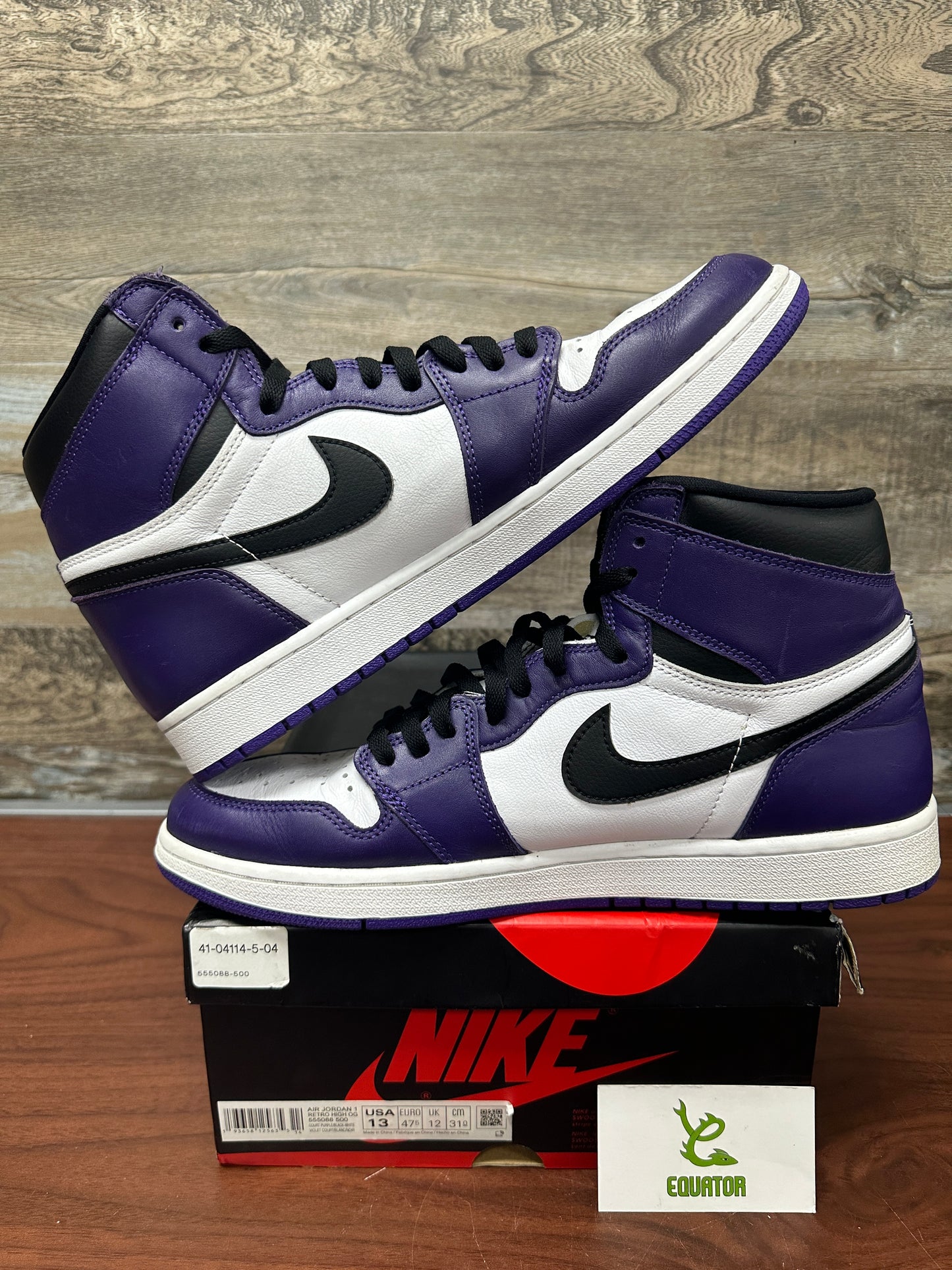 Air Jordan 1 high court purple *MISMATCH*