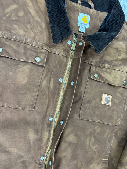 Carhartt Work Jacket Brown Size 2XL