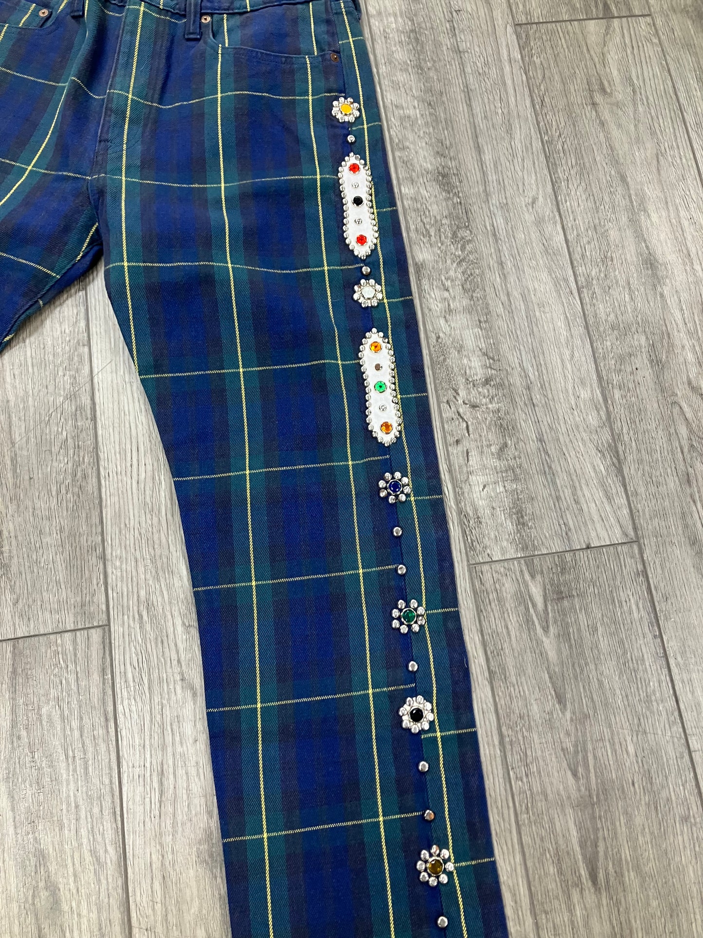 Kapital Tartan Check Monkey Cisco Size 34