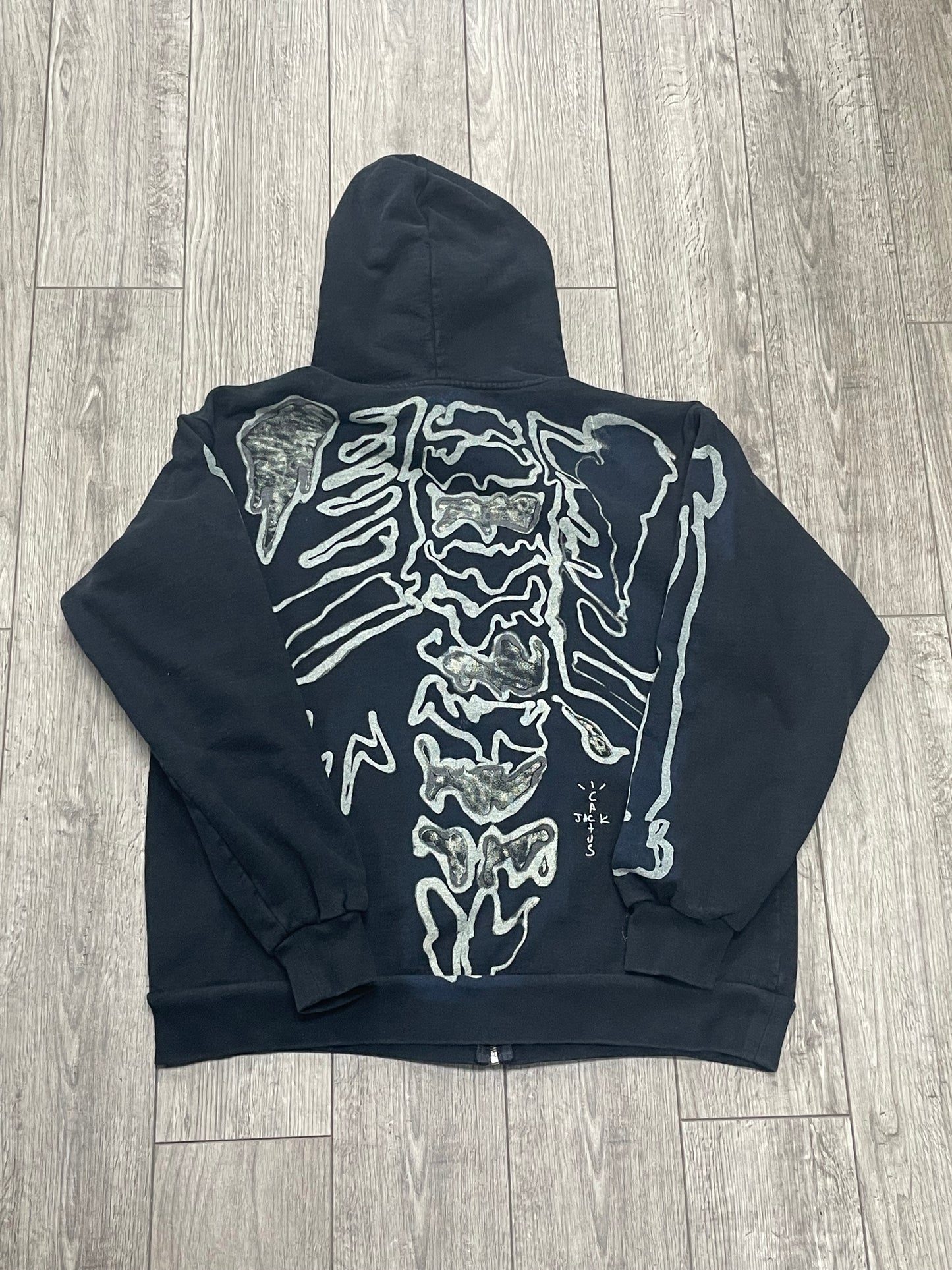 L - Travis Scott Fragment Skeleton Zip