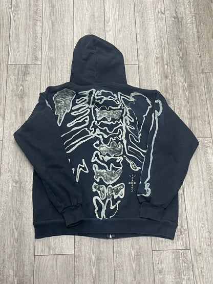 L - Travis Scott Fragment Skeleton Zip