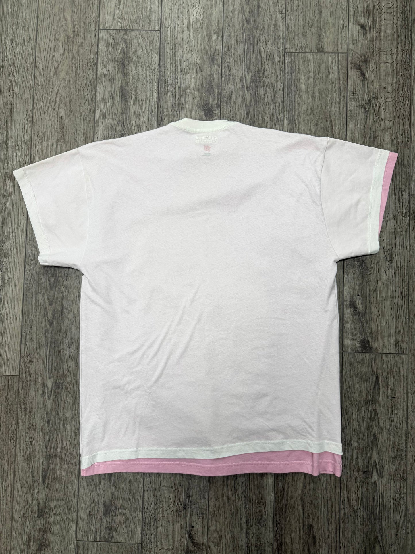 VETEMENTS x Galeries Lafayette double-layer t-shirt XS