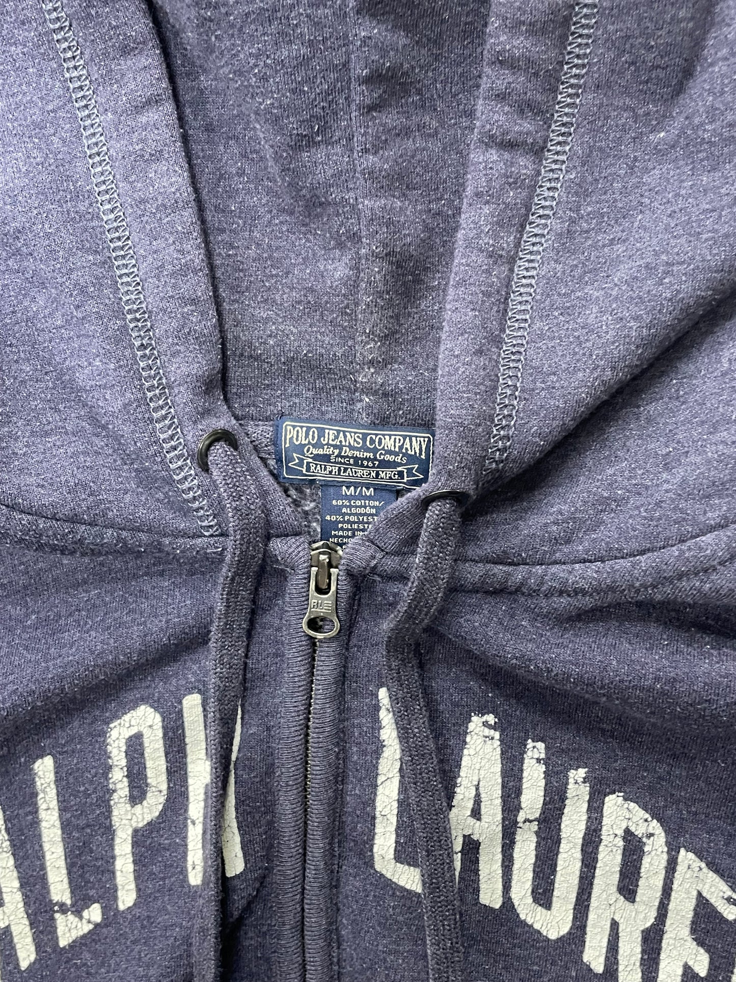 M - Polo Jean Company Zip Up