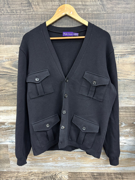 L - Ralph Lauren Purple Label Pocket cashmere cardigan