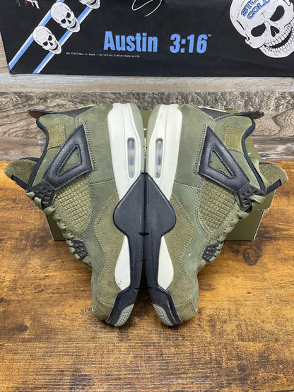 8-Air Jordan 4 Olive Craft