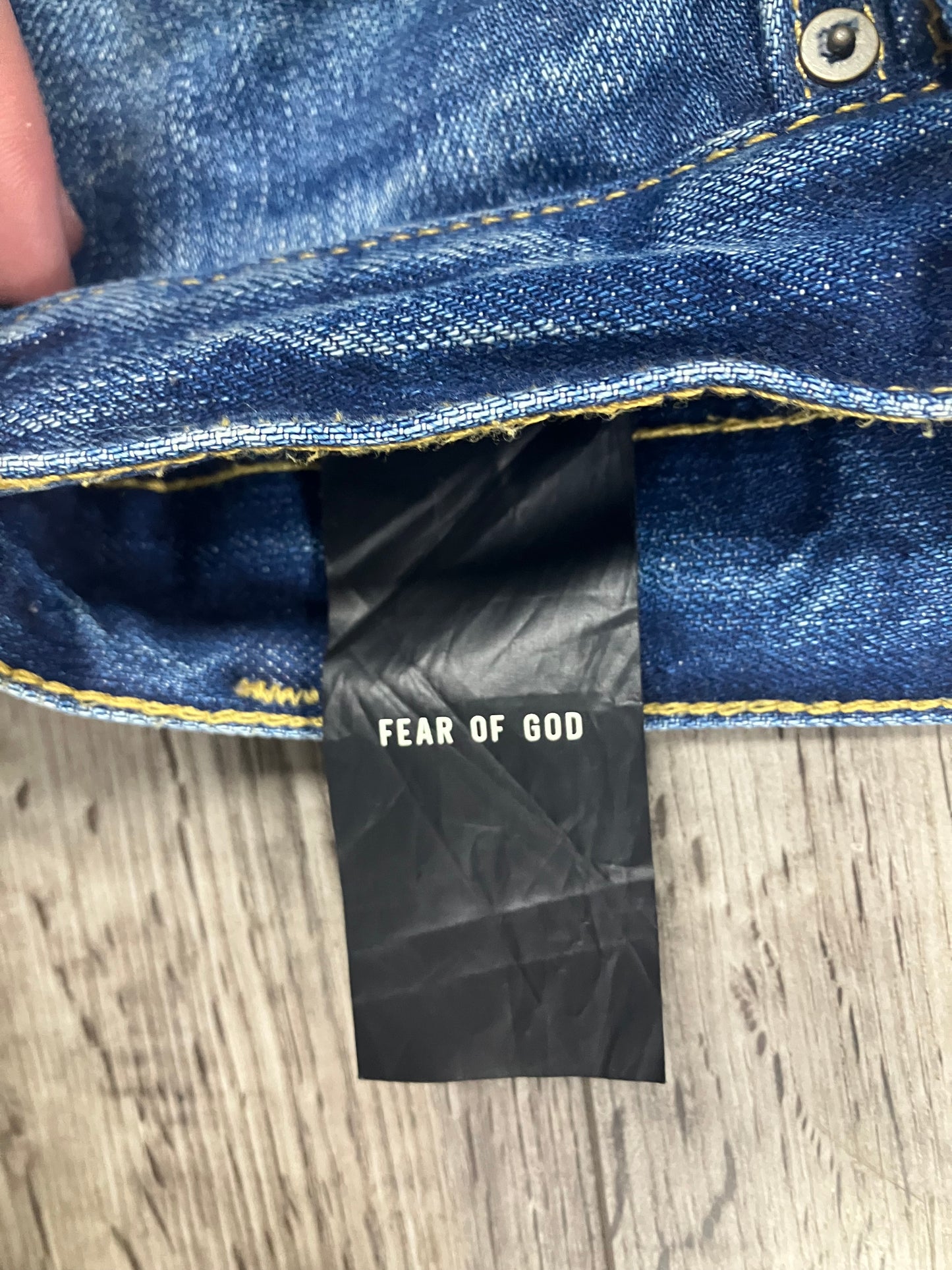 31 - Fear Of God Seventh Collection Dark Washed Jeans
