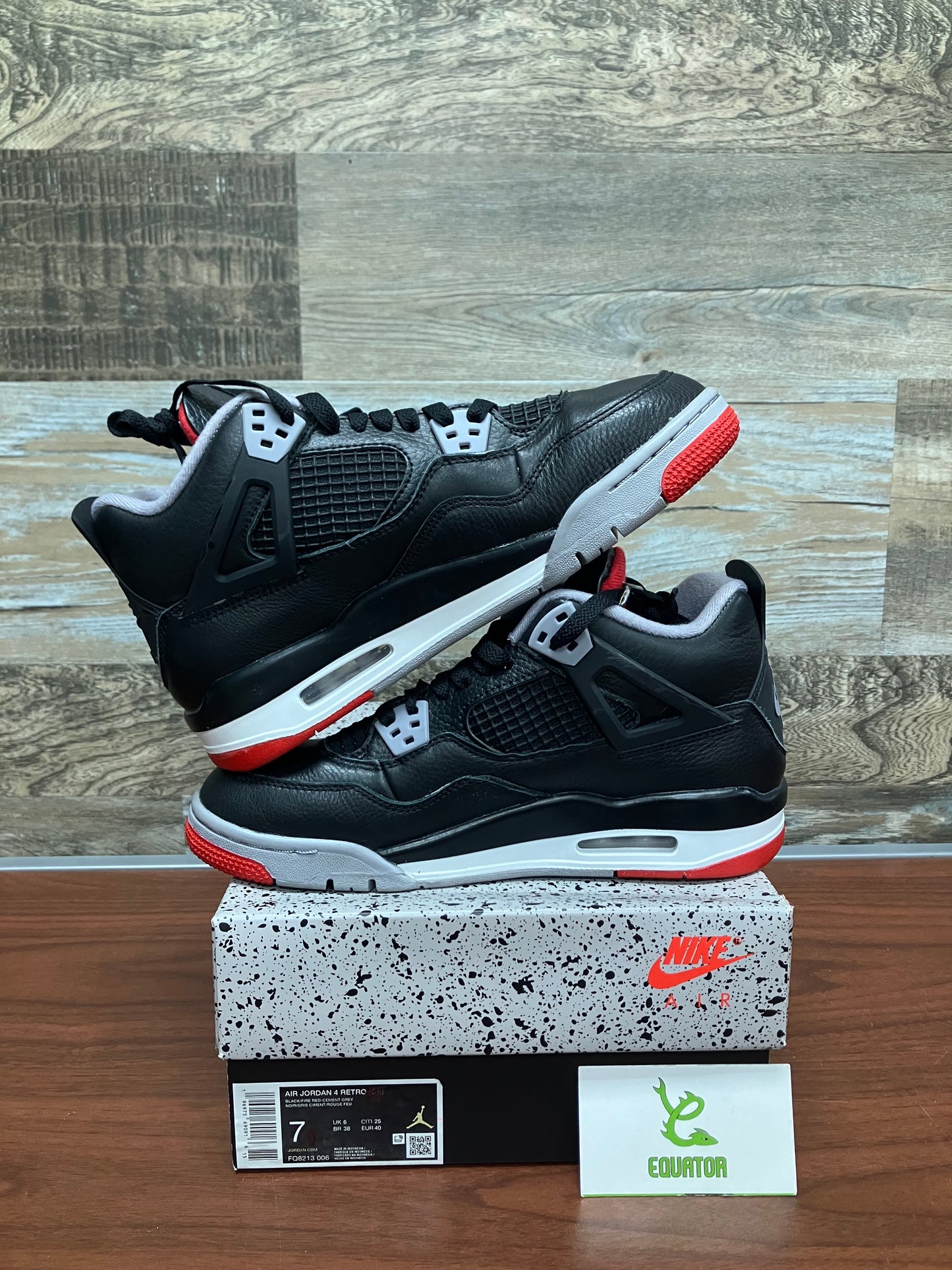 Jordan 4 Bred Reimagined Size 7Y