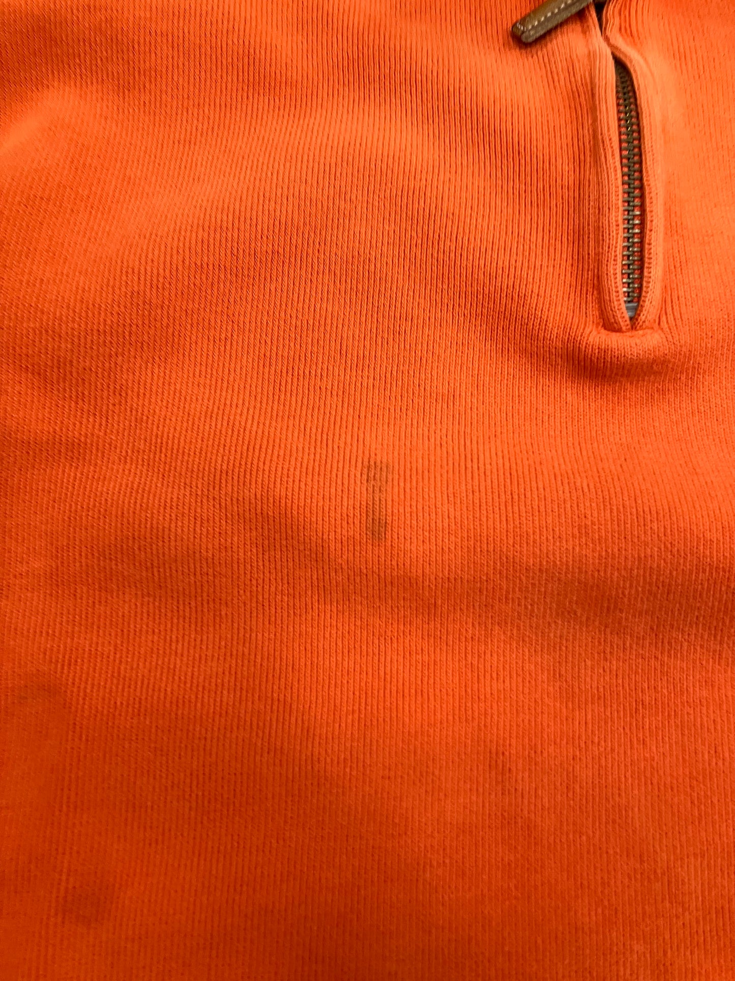 M - Polo Ralph Lauren orange quarter-zip