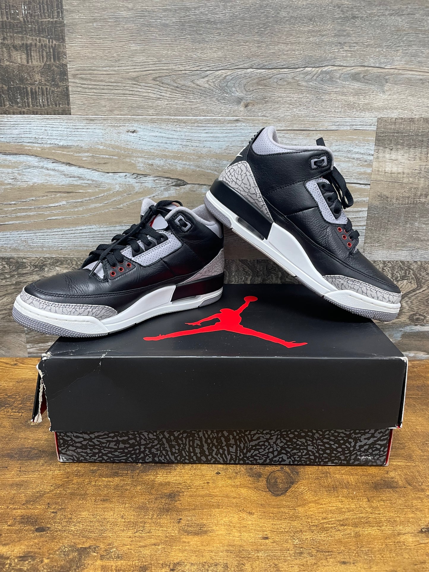 Air Jordan 3 Black Cement 8
