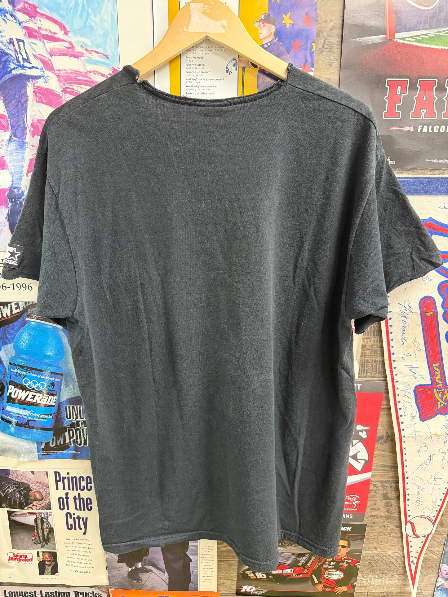 L - Chicago Bulls 1998 NBA Champions Distressed Starter