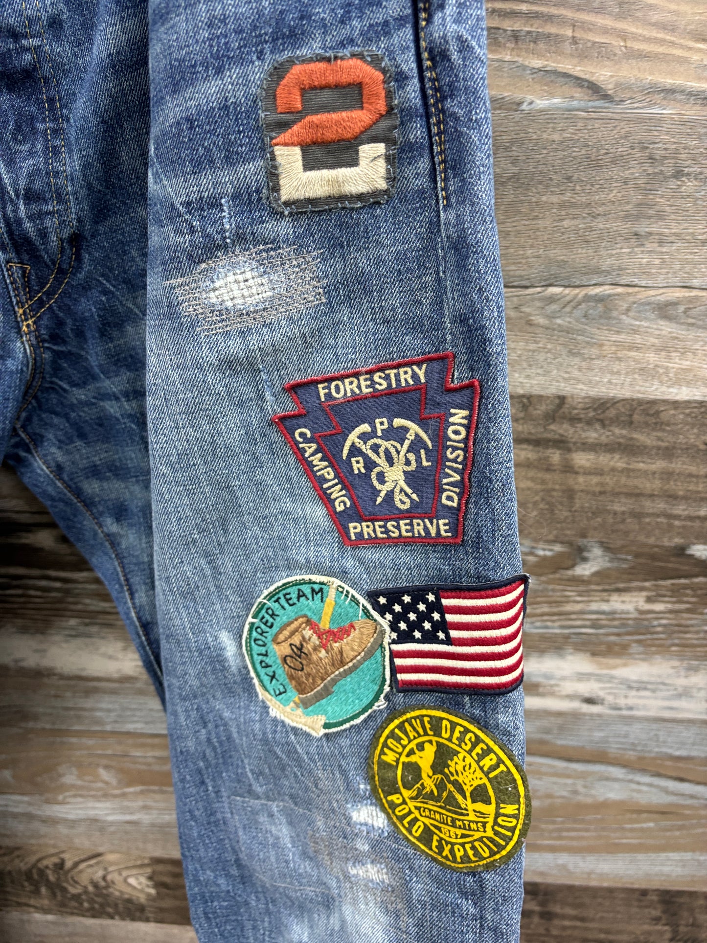 33x30 - Polo expedition patch jeans