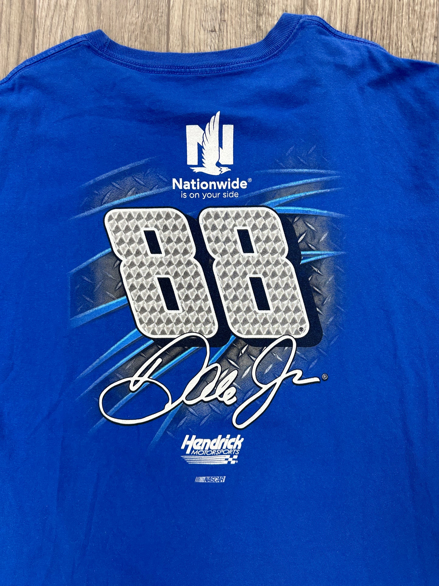 Dale Earnhardt Jr blue tee size 2XL