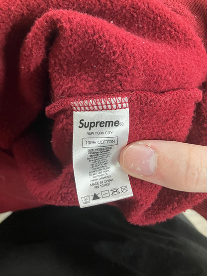 Supreme Rhinestone Script Cardinal M