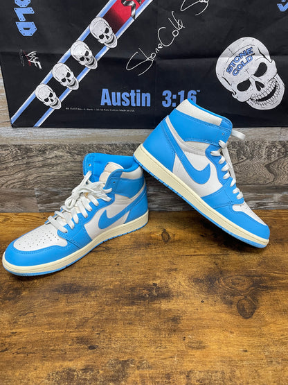 Nike Air Jordan 1 Retro High OG Mens UNC Reimagined Blue White 9.5