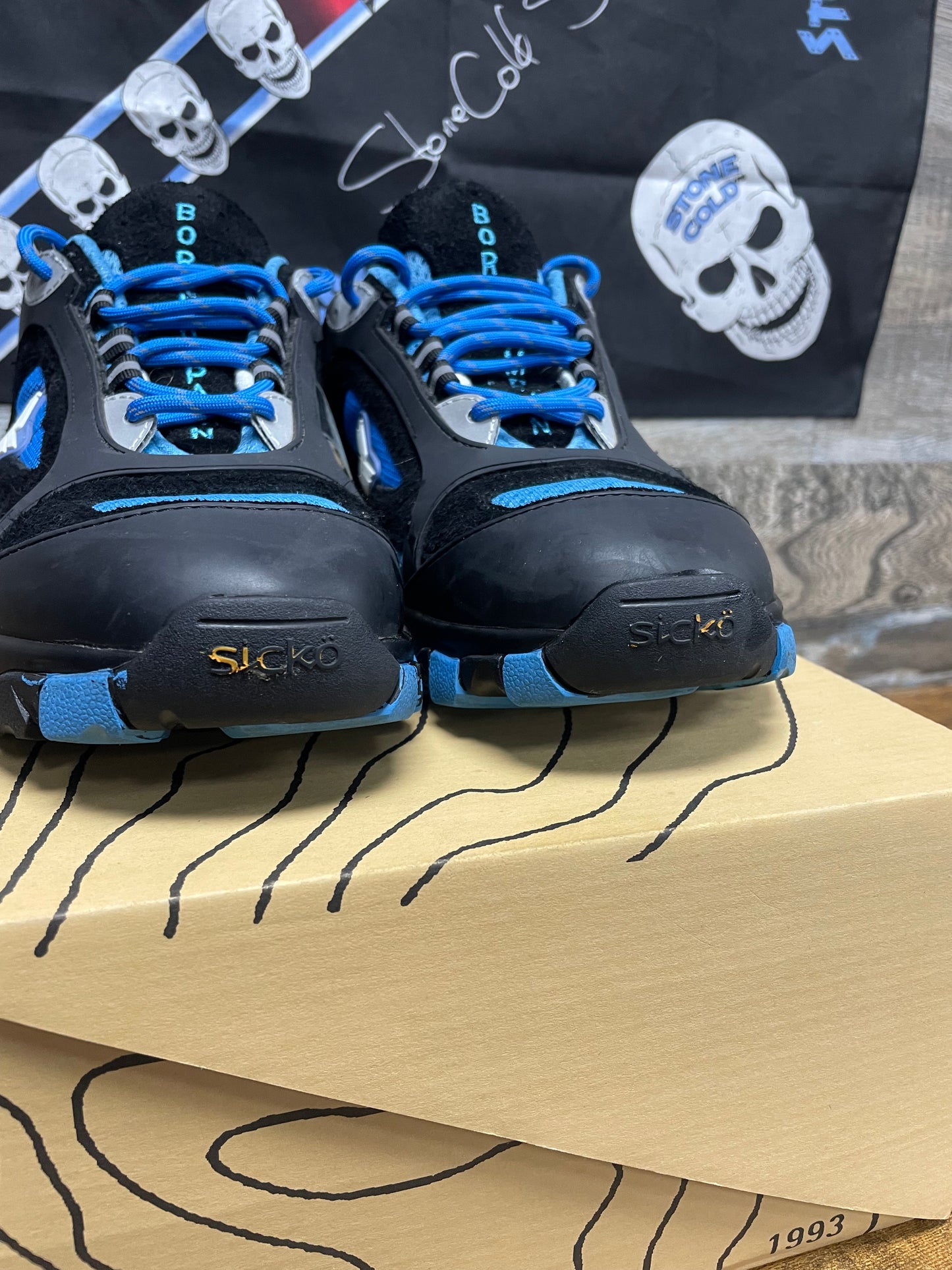 9.5 - xVESSEL x Sickö Hiking Shoes Nitro Blue