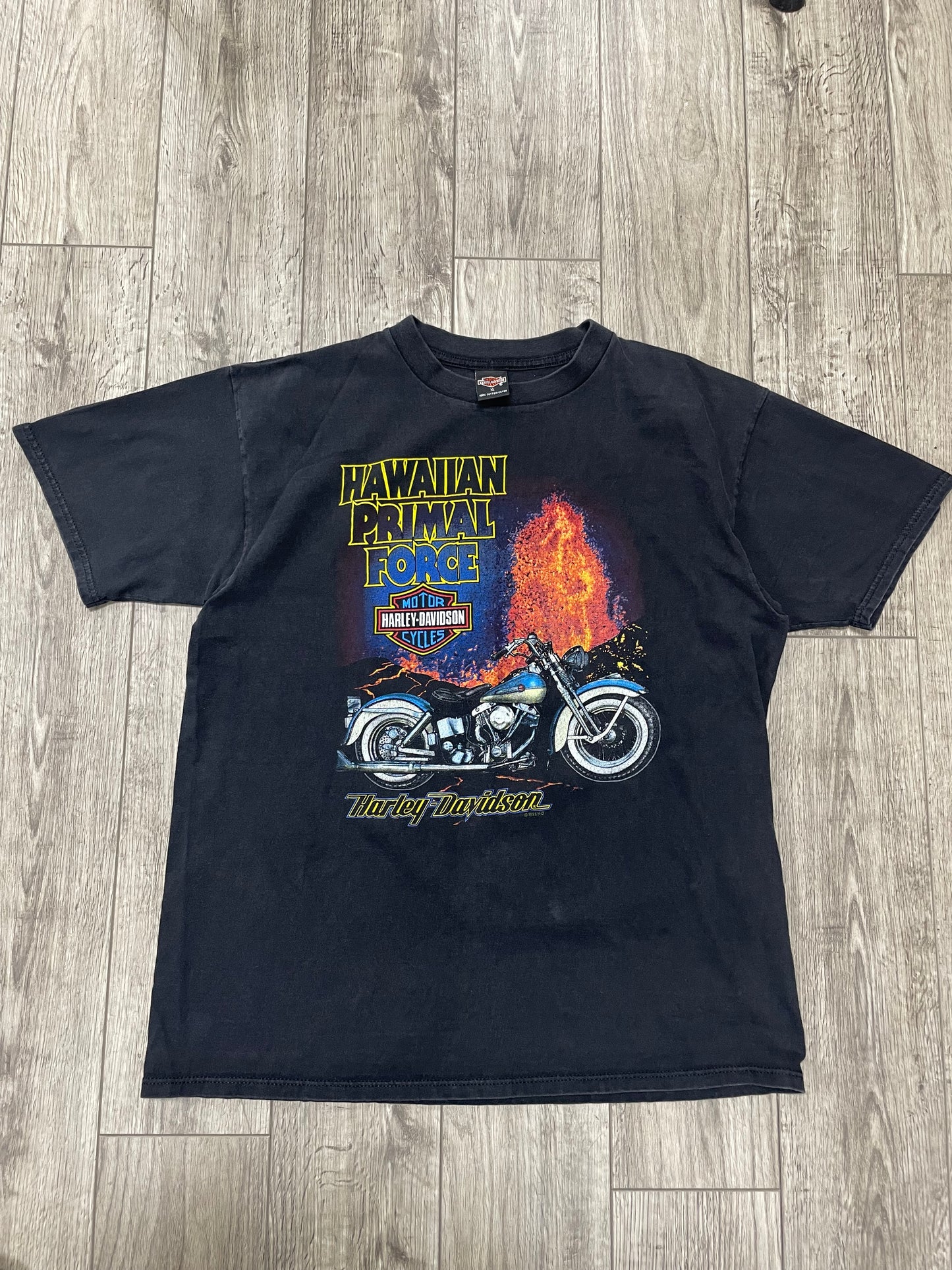 XL - Vtg 90s Hawaiian Primal Harley Davidson Tee
