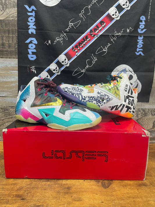 Nike LeBron 11 Premium 'What The LeBron' 9.5