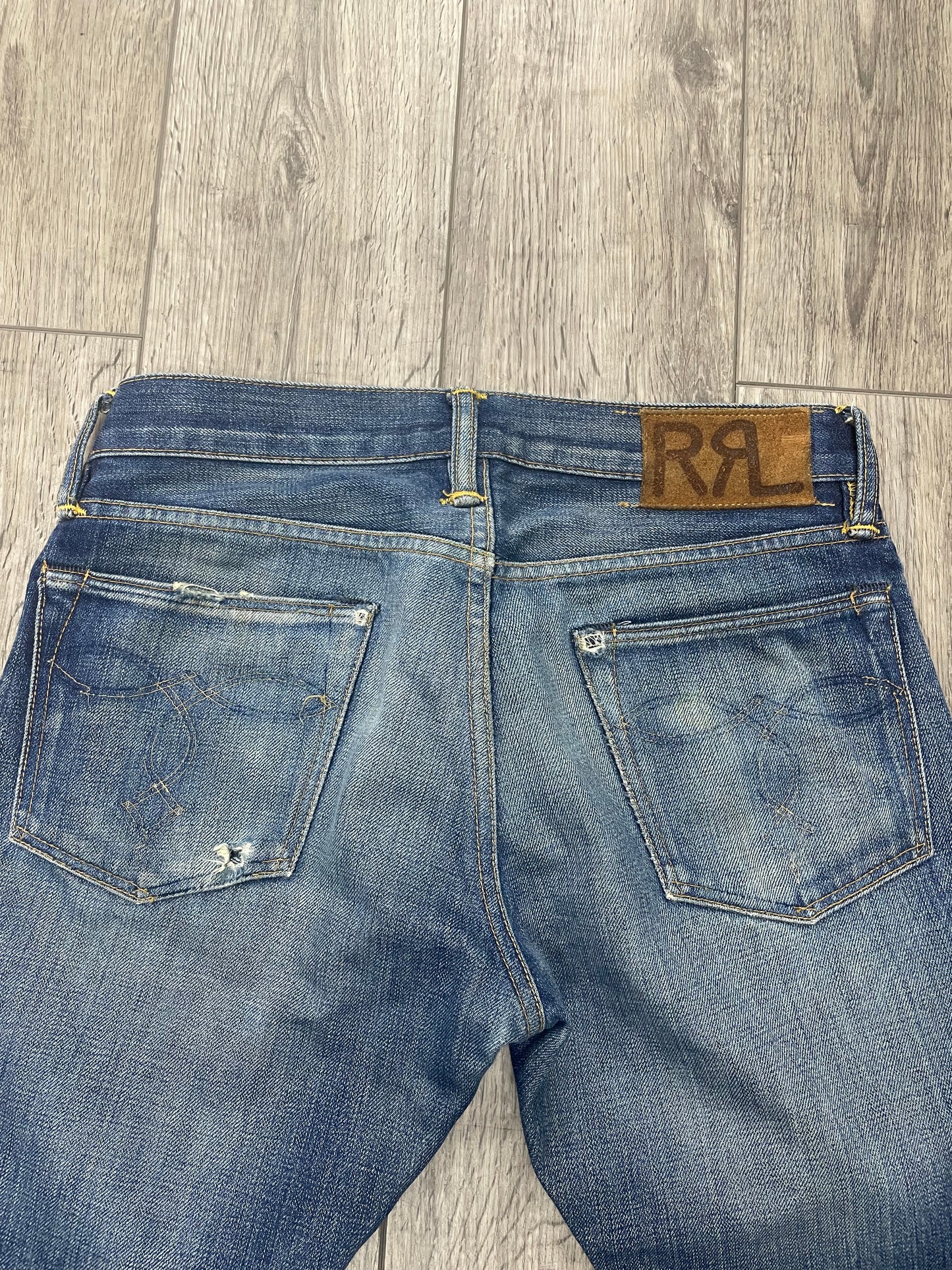 RRL Selvedge Denim Waist 28in
