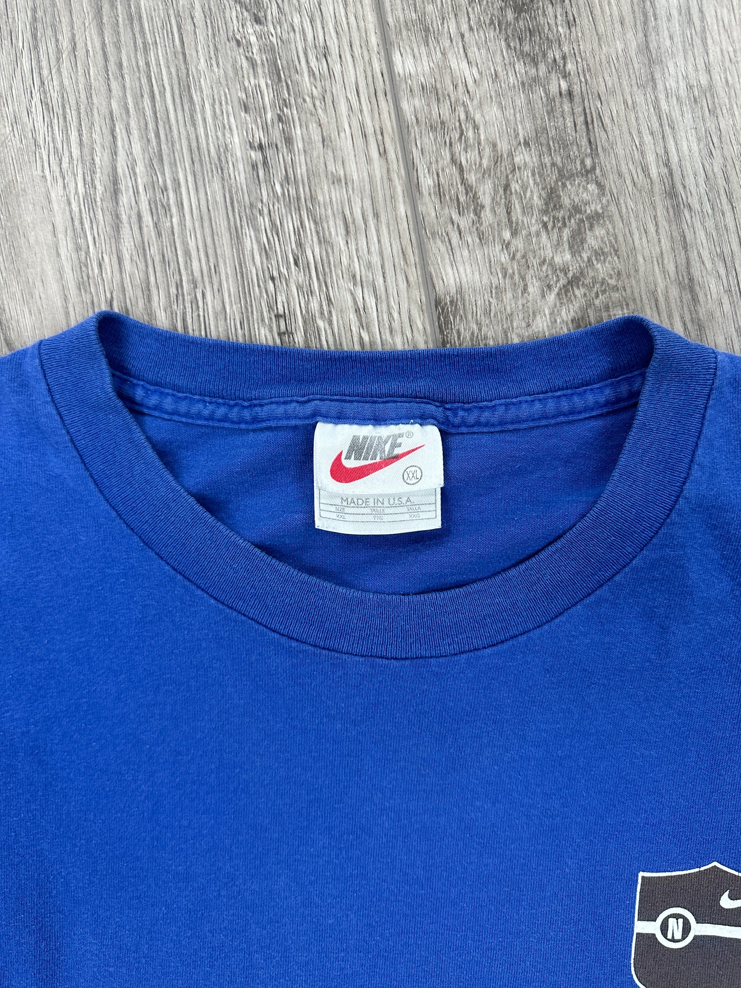 Y2K Nike Athletics Blue tee Size 2XL