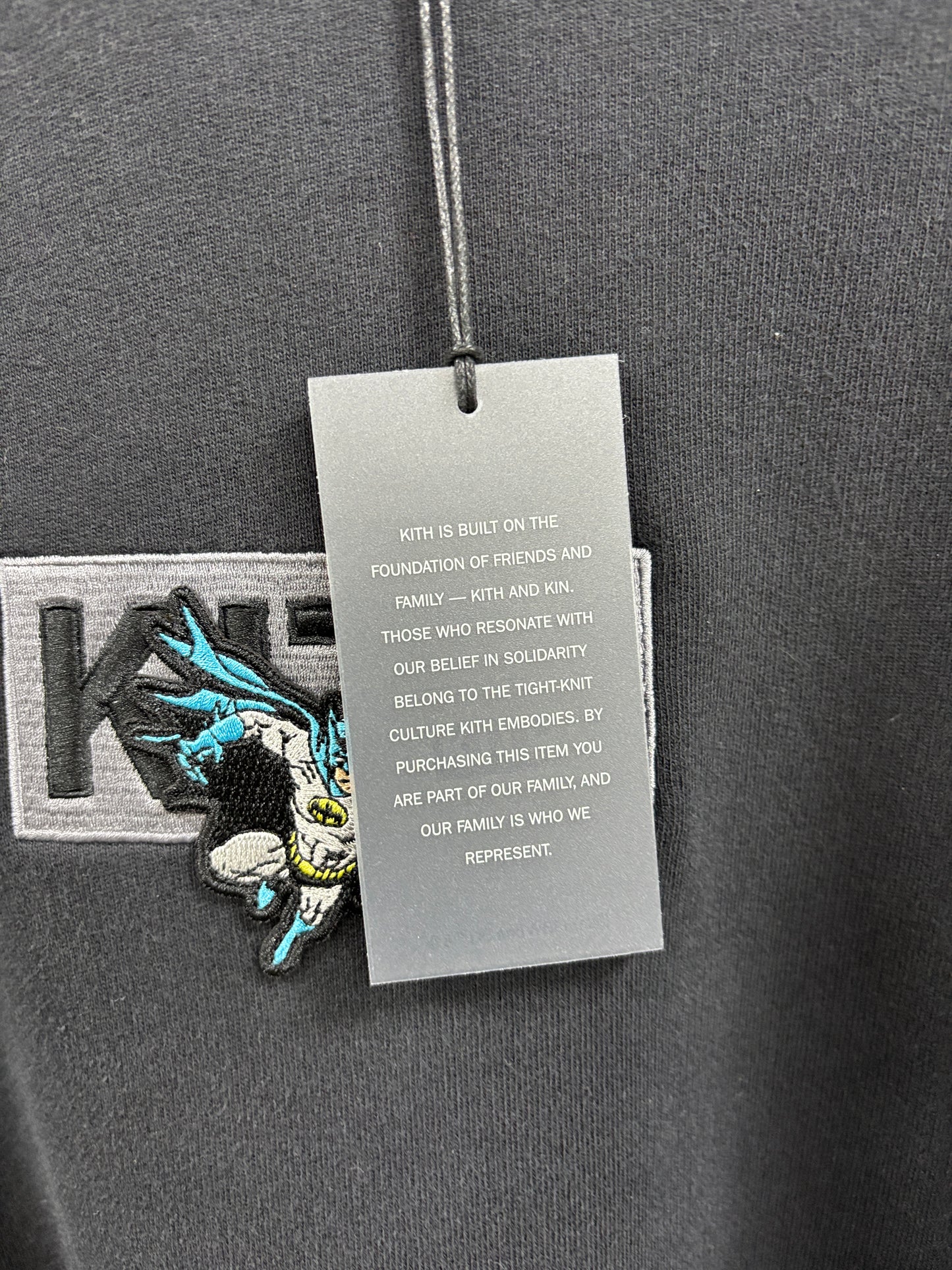 L - kith Batman box logo crewneck