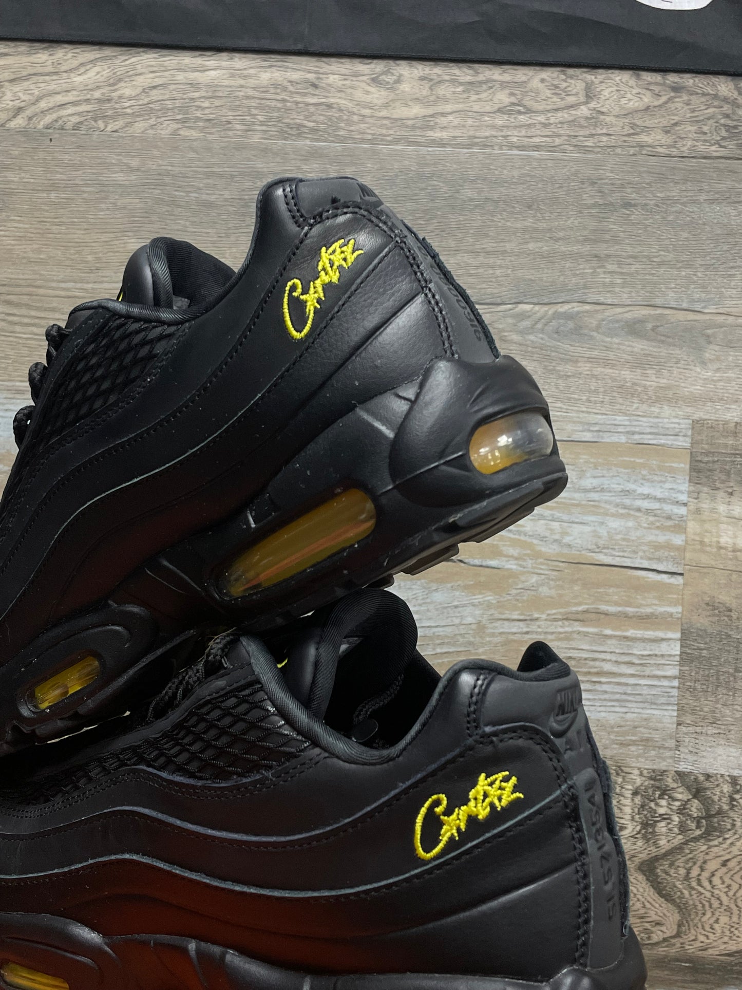 11.5 - Nike Air Max 95 SP x Corteiz "Honey Black" sneakers