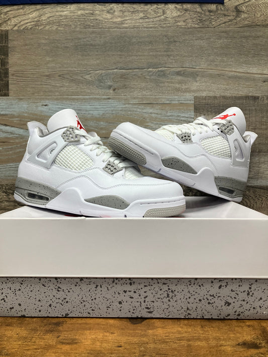 12-Air Jordan 4 Retro Mid White Oreo