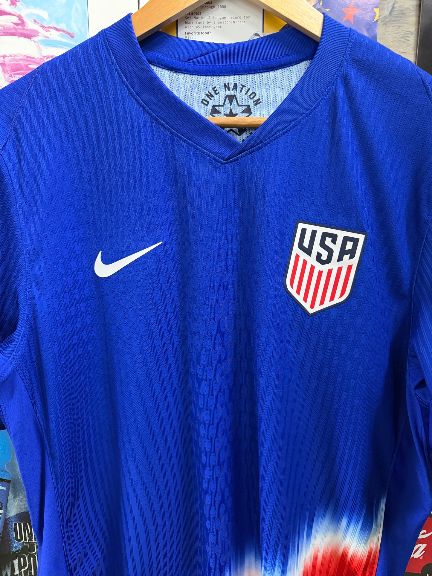 L - Nike USA Soccer 2024 Away Authentic Jersey