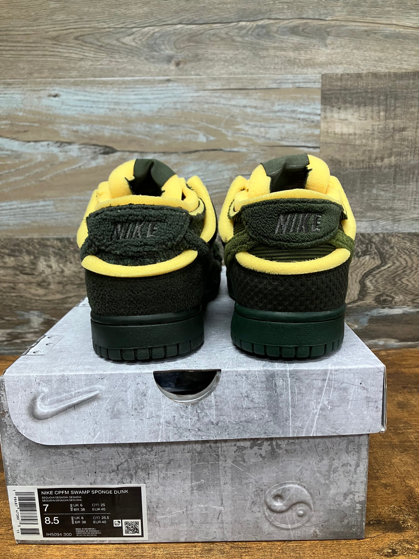 Nike Dunk Low CPFM Swamp Sponge Size 7