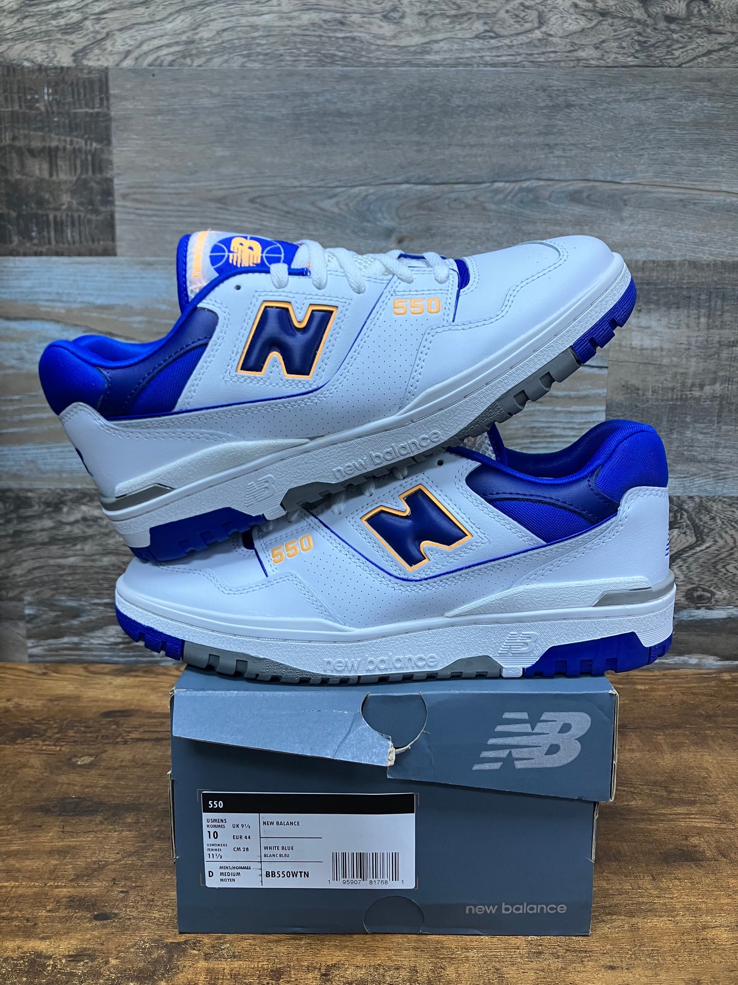 New Balance 550 Lakers Size 10