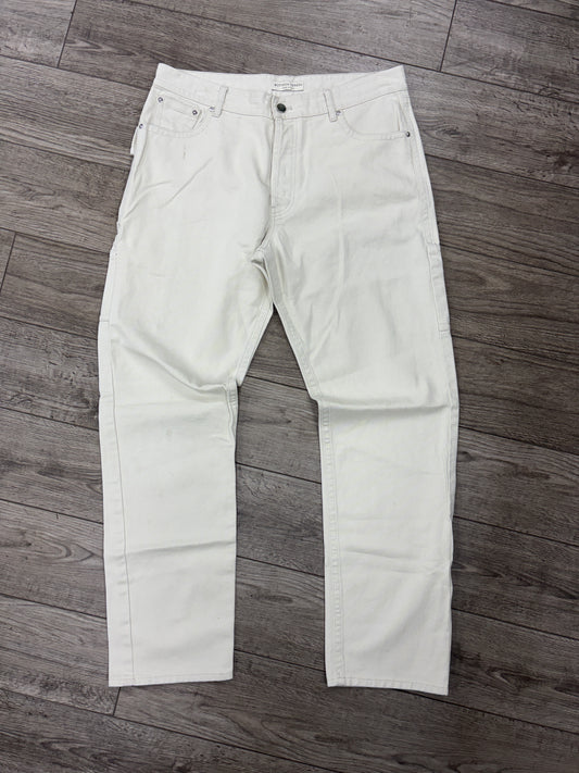 34- Bottega Veneta carpenter pants white