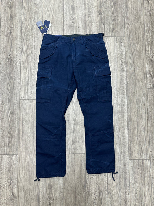 Polo RL Navy Cargo Pants Size 31x30 New