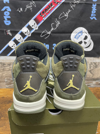 8-Air Jordan 4 Olive Craft