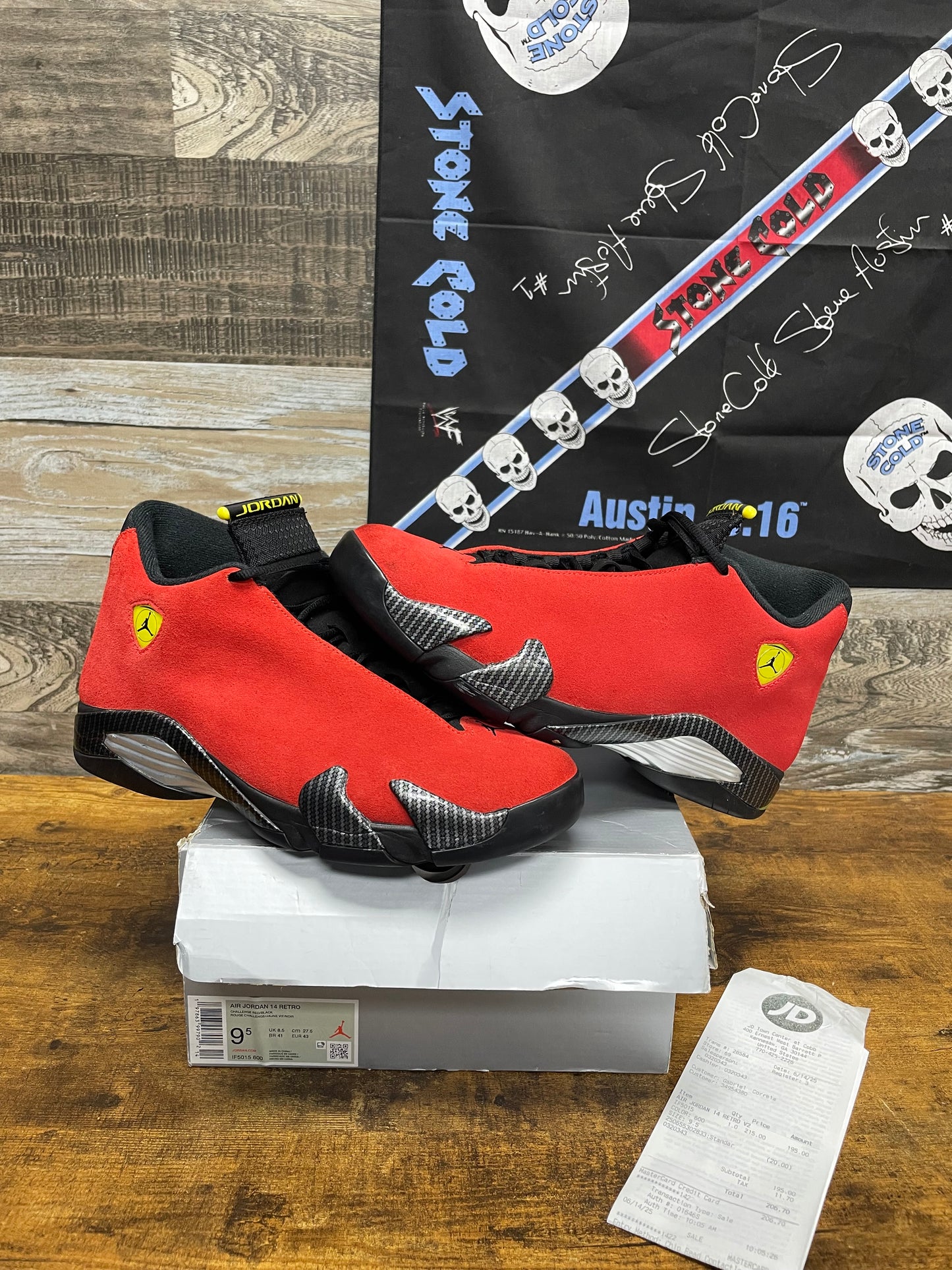 9.5 - Nike Air Jordan 14 Retro "Ferrari “