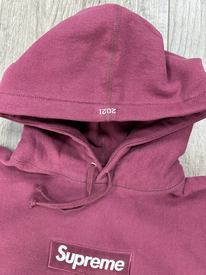 Supreme BOGO Plum Hoodie FW21 Size Medium