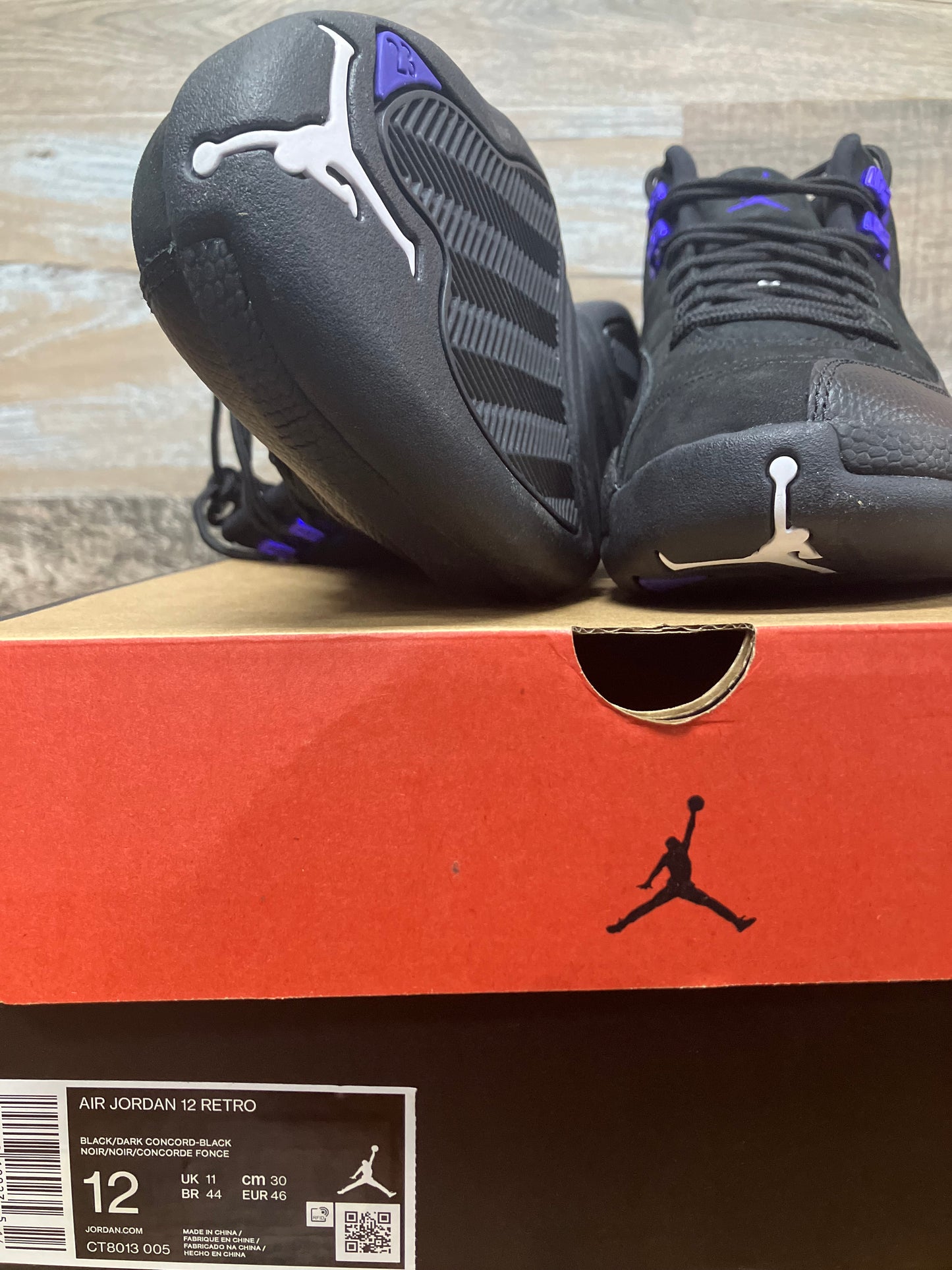 Air Jordan 12 Black Concord 12