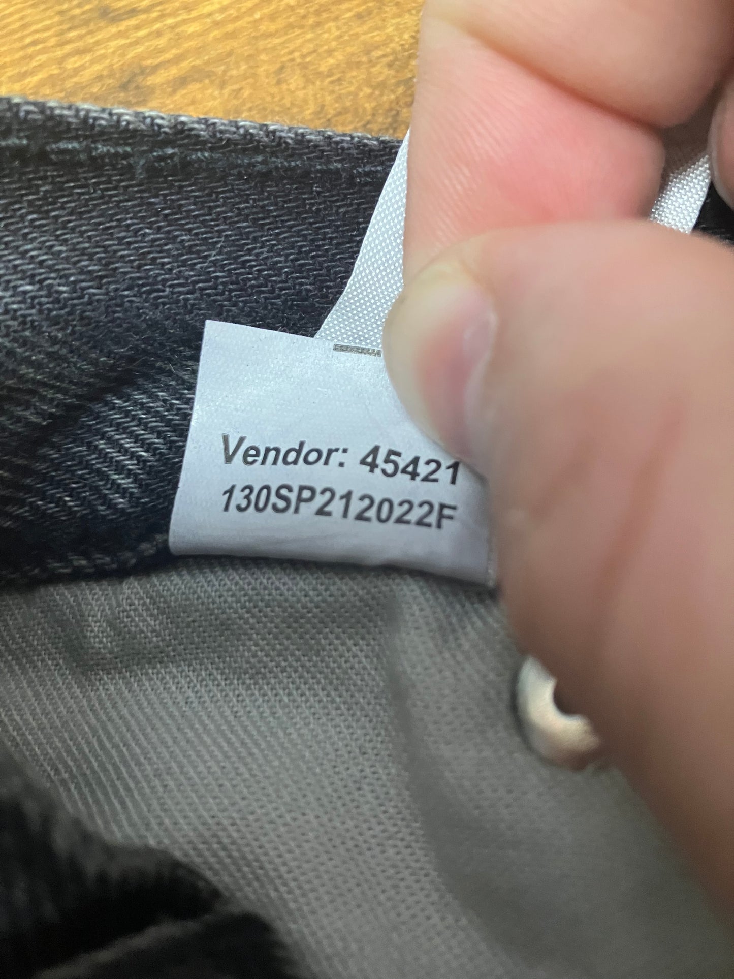 31 - Fear Of God Essentials Black Wash Denim
