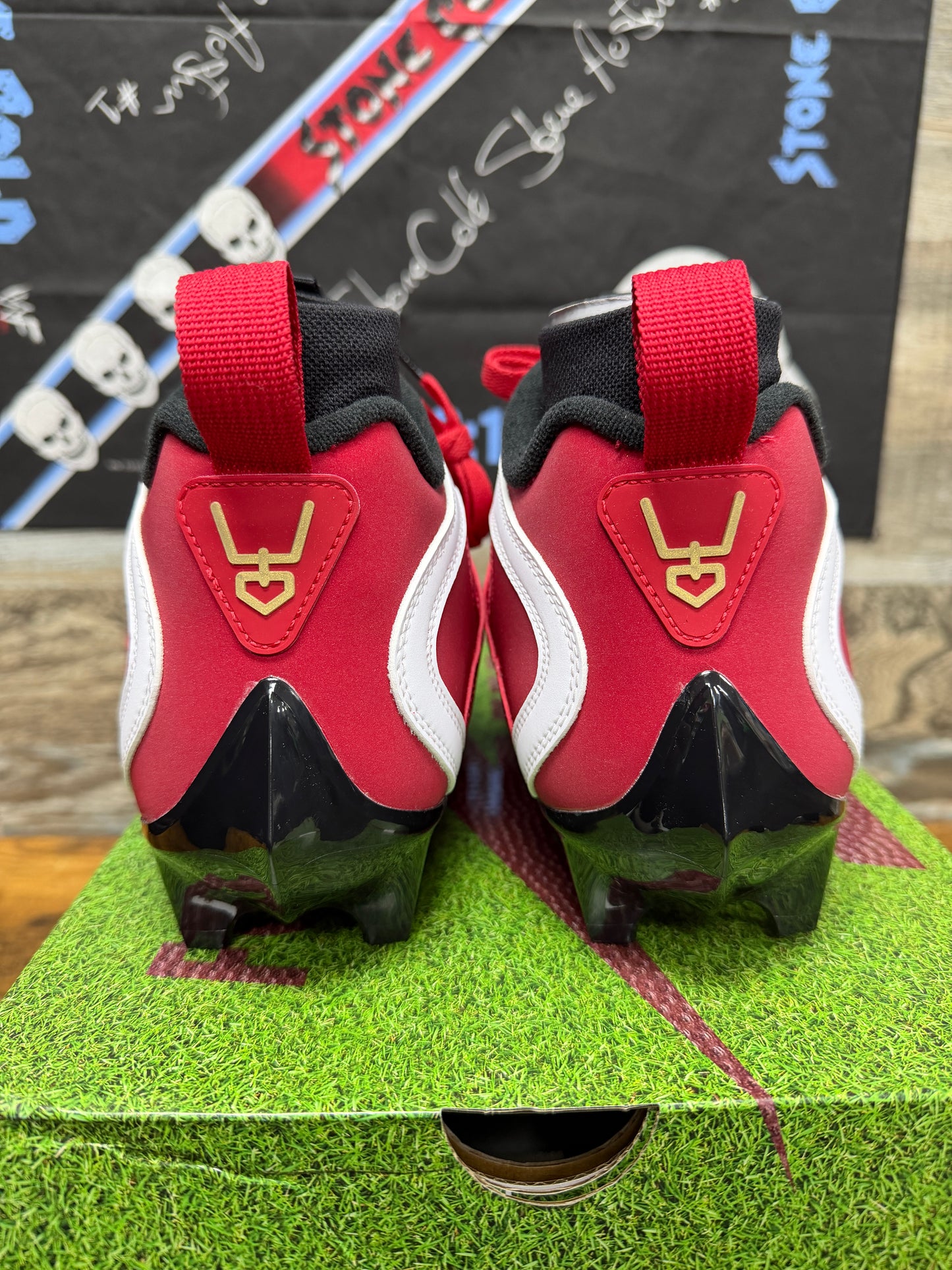 11.5 - Nike Diamond Turf 2 TD Red New