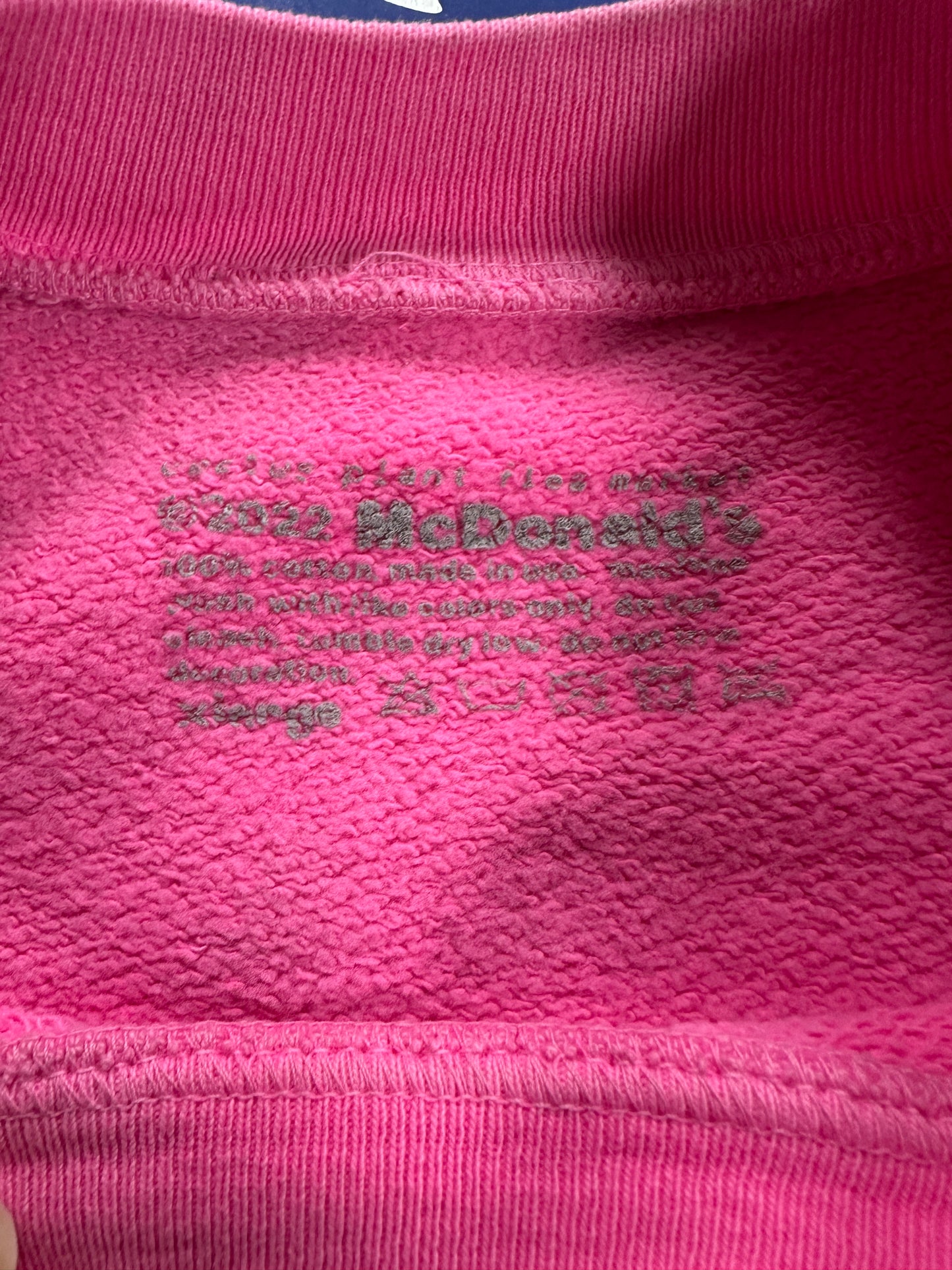 CPFM Pink McDonald’s Crewneck Size XL