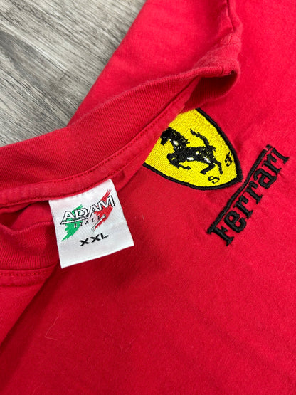 Ferrari Embroidered Tee Size 2XL