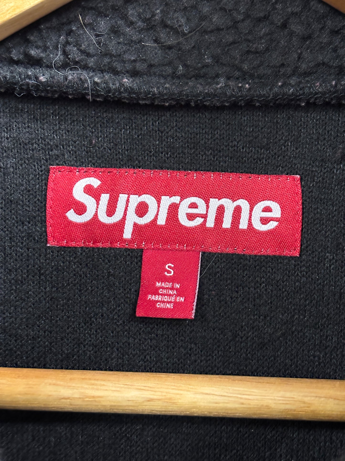 Supreme arc half zip fleece pullover Small