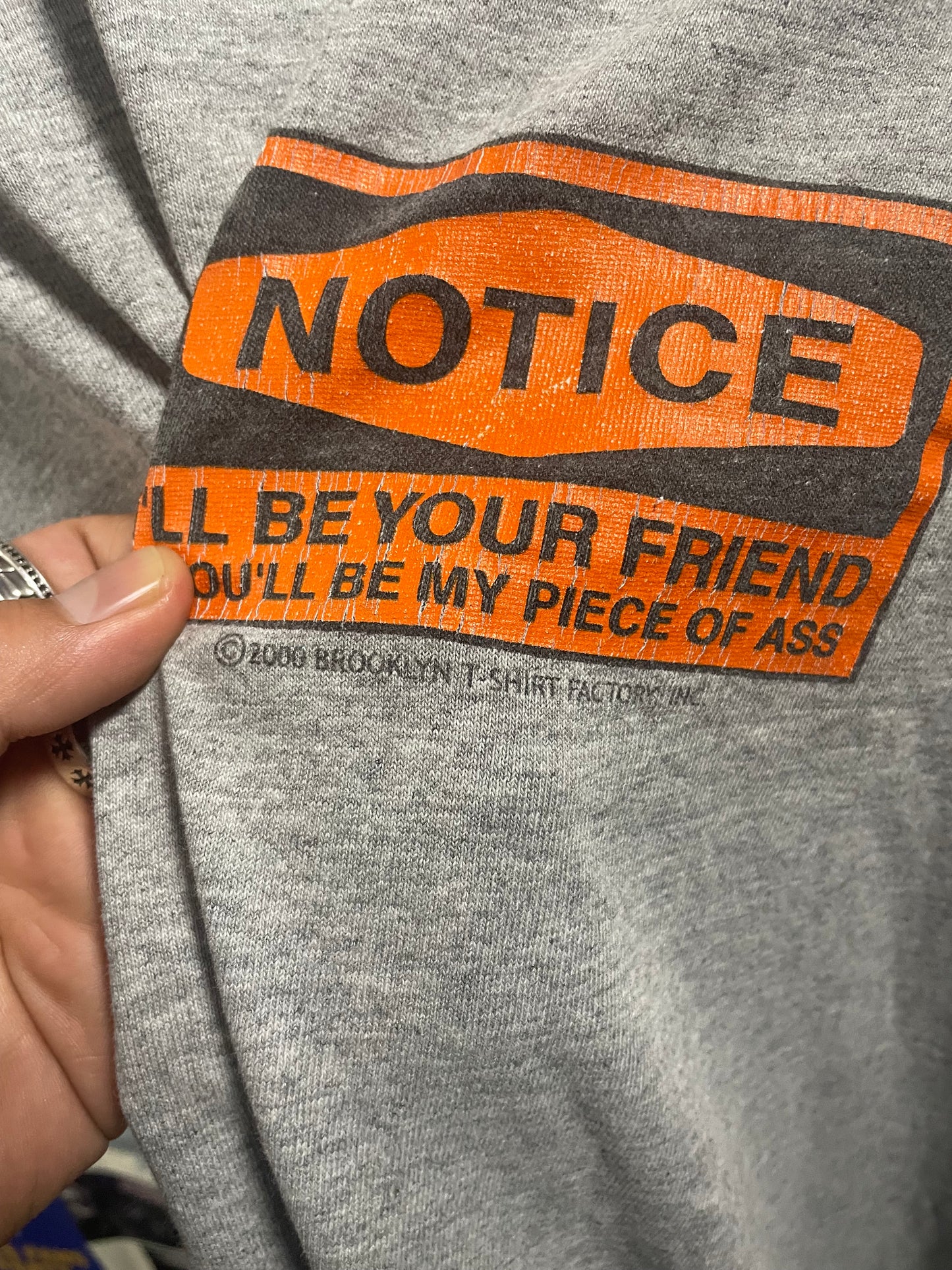 XL - Vtg Notice Tee