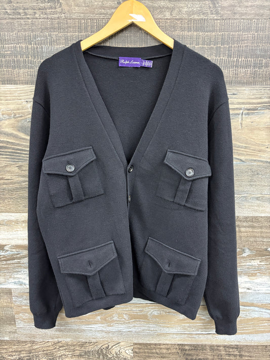 Ralph Lauren Purple Label Cashmere Pocket Cardigan L