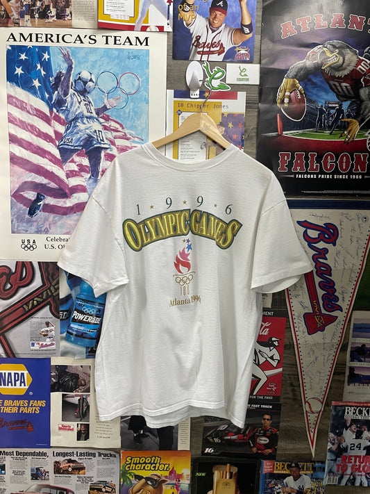 XL - Vtg 96’ Olympic Logo Tee