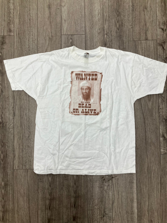 Osama Bin Laden ‘Dead or Alive’ Tee XXL