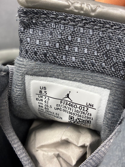 8.5 - Jordan 14 Flint Grey New